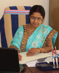 Mrs Anita Sinha, Principal of Honey Holy Trinity School